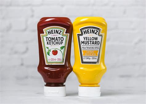 Heinz Ketchup Bottle And Bottle Of Heinz Yellow Mustard 6151143 Stock
