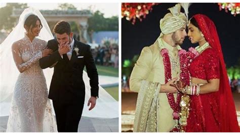 The couple, who tied the knot in india on saturday. Priyanka Chopra Nick Jonas wedding pics and video - Movies ...