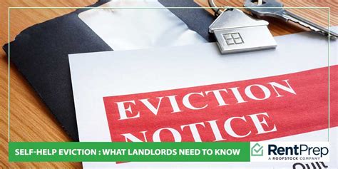 self help eviction what landlords need to know rentprep