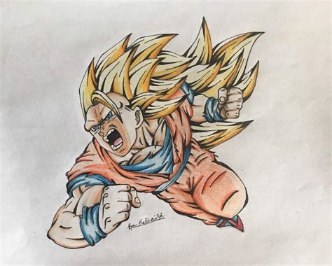 Ssj Goku Drawing At Getdrawings Free Download