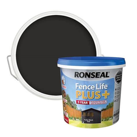 Offer Homebase Water Based Ronseal Fence Life Plus Paint