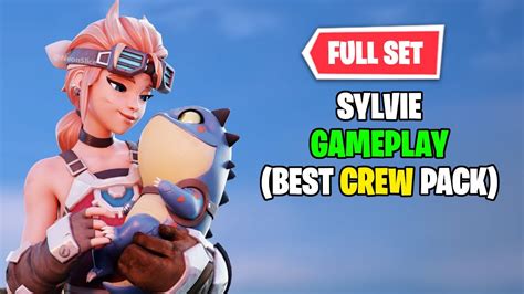 Sylvie Skin Gameplay New Fortnite Crew Pack Youtube