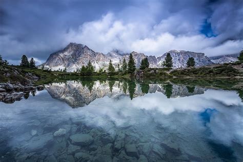 Lago Limides By Janne Kahila On 500px Lake Mountain Mountains Dolomites