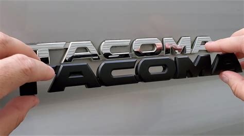 2005 2015 Toyota Tacoma Blackout Emblem Overlays Full 5 Piece Easy