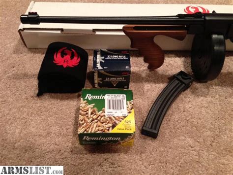 Armslist For Sale New Ruger 1022 Tommy Gun Conversion W 900 Rounds