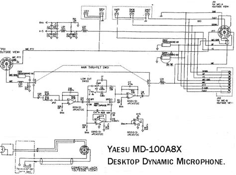 Yaesu Md 100 Wiring Diagram Yaesu Md 100a8x Quick Manual Pdf Download