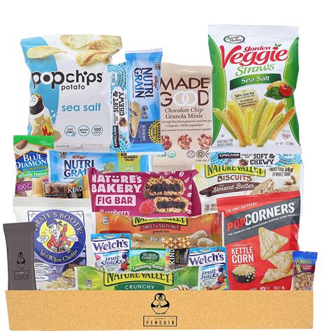 Healthy Snacks Care Package (20 Count Variety Snack Pack) Assortment of