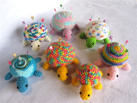 Pincushions Crochet Turtle Crochet Pincushion Crochet Crafts