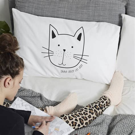 Personalised Cat Pillow Case By A Piece Of