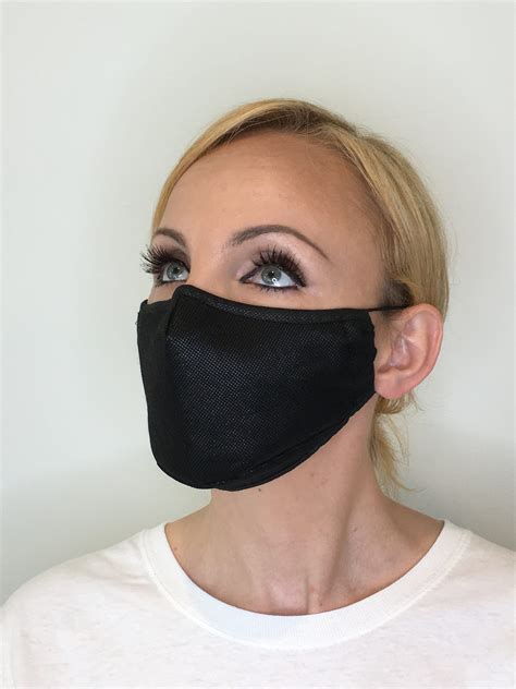 Premium Face Mask For Women Black Polypropylene Face Mask Filter