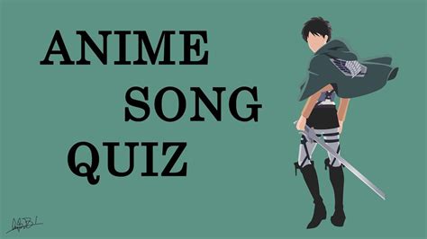 Anime Ost Soundtrack Quiz 28 Songs Youtube