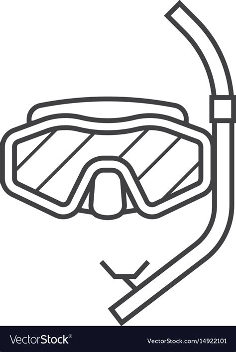 What do color correction scuba masks do? Library of scuba diving mask jpg freeuse black and white ...
