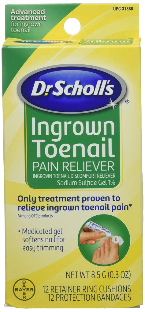 Buy Dr Scholls Ingrown Toenail Pain Reliever Gel 0 3 Oz Online At