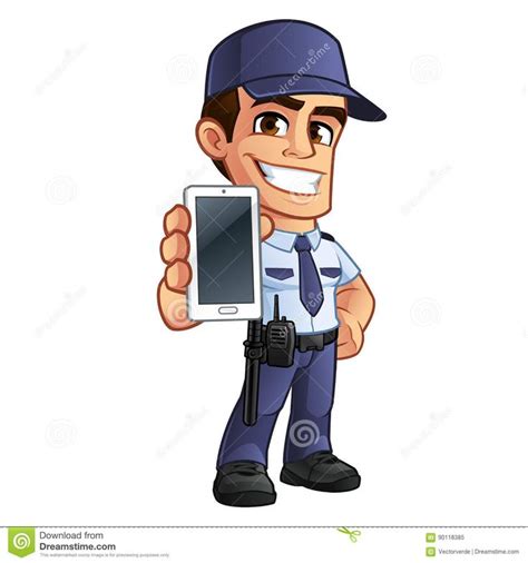 Security Guard Stock Vector Illustration Of Vector Professional