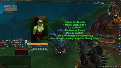 Free Blacksmithing Knowledge Dragonflight Guide - Hidden Master