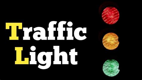 Traffic Lights Traffic Lights For Kids Three Colours Meaning In