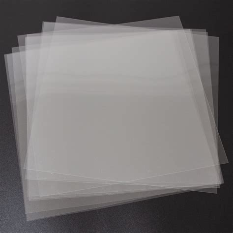 Buy 75mil Blank Mylar Sheet 10 Pack 12“ X 12” Clear Plastic Sheet