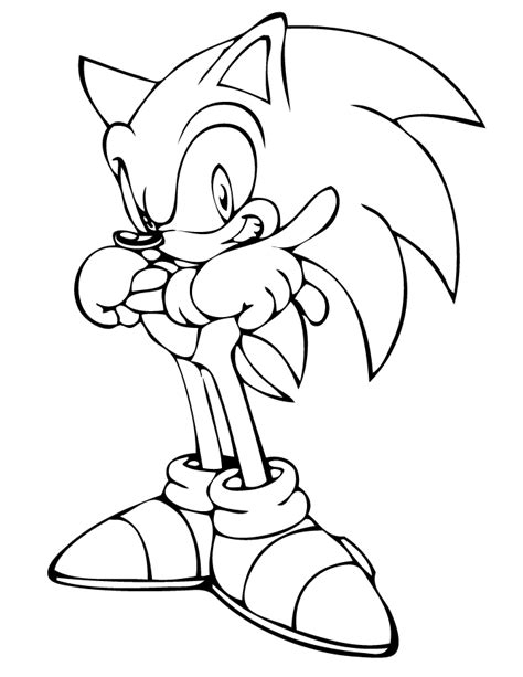 Cool Sonic The Hedgehog Coloring Page Cartoon Coloring Pages
