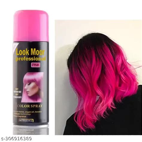 Temporary Hair Colour Wax With Temporary Hair Color Spray