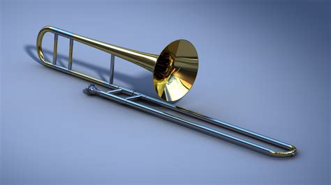 Filetenor Slide Trombone 3d Model Wikimedia Commons