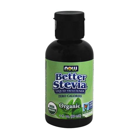 Stevia extract organic now foods 8 oz liquid. NOW Foods Better Stevia Liquid Sweetener Organic, 2 Ounces ...