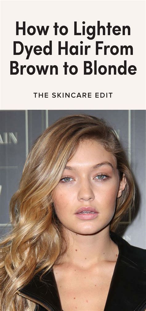 How To Get Brown Hair How To Dye Brown Hair Blonde Blonde Box Dye Grown Out Blonde Hair