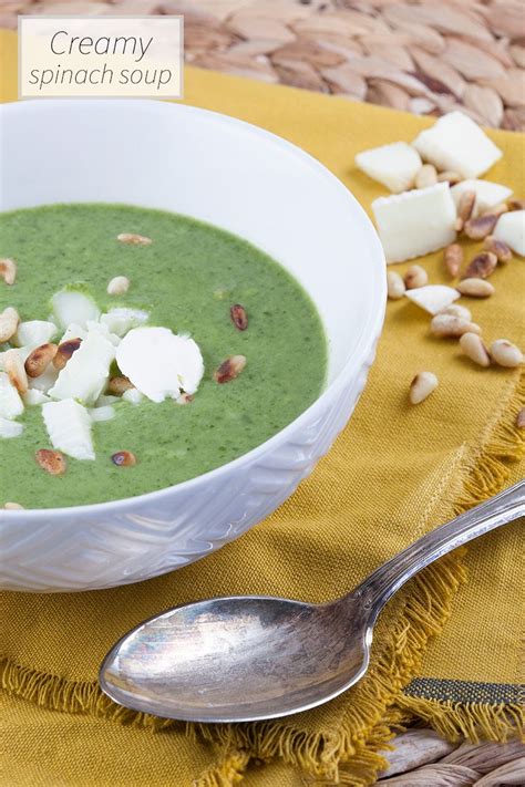 Pretty Green Soup That Also Taste Amazing Serve This Cheesy And Creamy