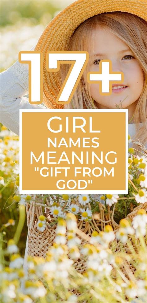 Beautiful Biblical Girl Names With Meaning Gift From God