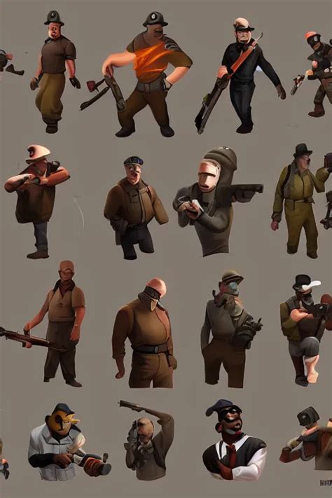 Team Fortress 2 Character Art By Moby Francke Stable Diffusion Openart