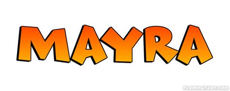 Mayra Logo Free Name Design Tool From Flaming Text