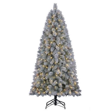 Enchanted Forest 7 Prelit Led Theodore Fir Artificial Christmas Tree