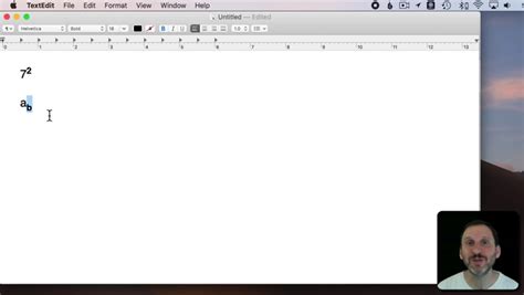 4 Ways To Type Superscript and Subscript On a Mac (MacMost #1853