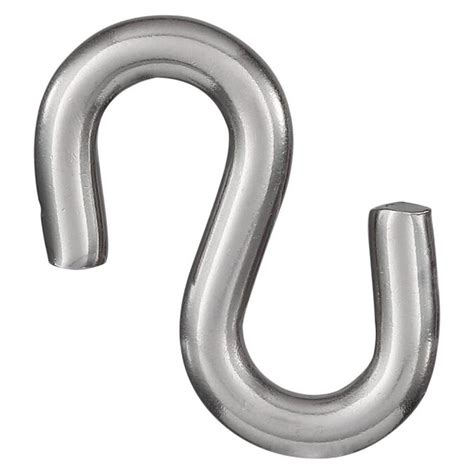 National Hardware Stainless Steel S Hook 2 Pack In The Hooks