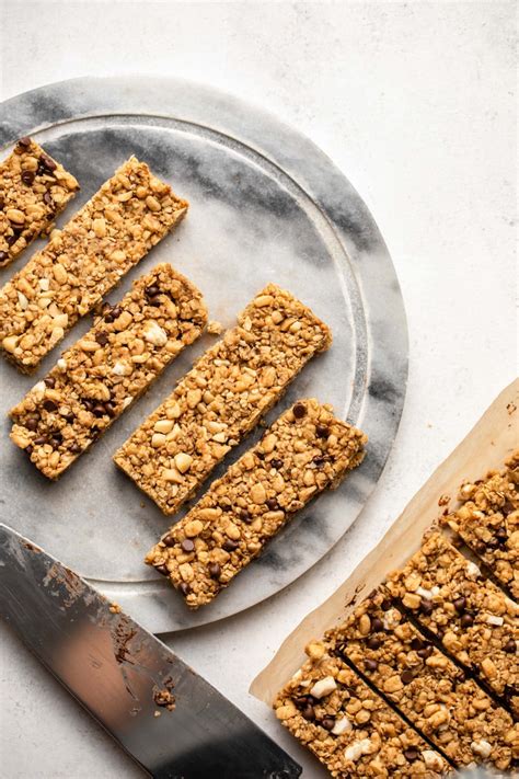 Vegan Chewy Granola Bars Recipe Frommybowl From My Bowl
