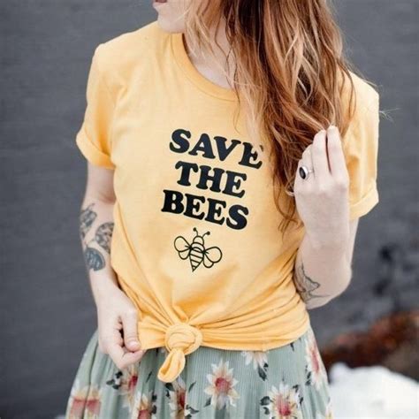 Save The Bees In This Super Soft Cotton Blend Tee Ways To Save Bees