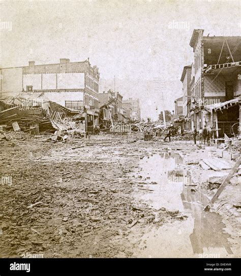 Circa 1890 Antique Photograph The Great Johnstown Flood May 31 1889