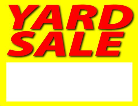 Free Yard Sale Clip Art Pictures Clipartix