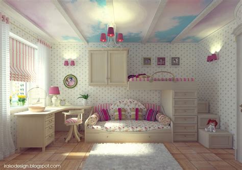 Attractive Girls Room Decor Which Applying Pink Color