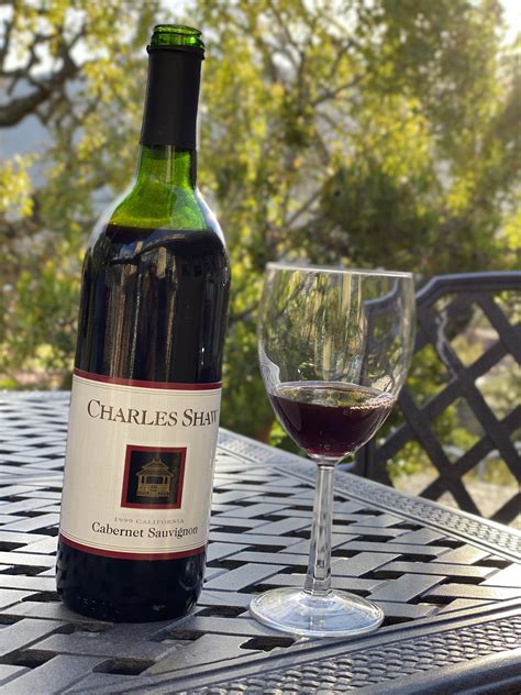 1999 Charles Shaw Cabernet Sauvignon Tasting Notes In Comments Rwine