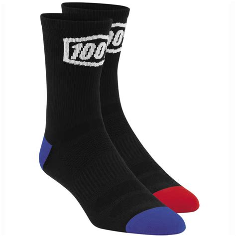 100 Percent New Skate Sock Pair 6 Athletic Bmx Mtb 100 Terrain Black