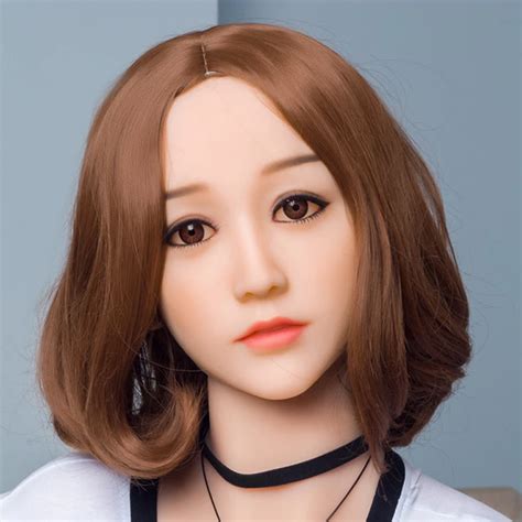 New Arrival Tpe Doll Head Lifelike Realistic Silicone Sex Doll Head In