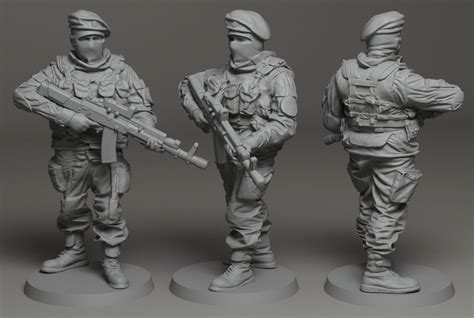 Soldier 28mm Scale 3d Model 3d Printable Cgtrader