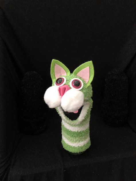 Cat Sock Puppet Etsy