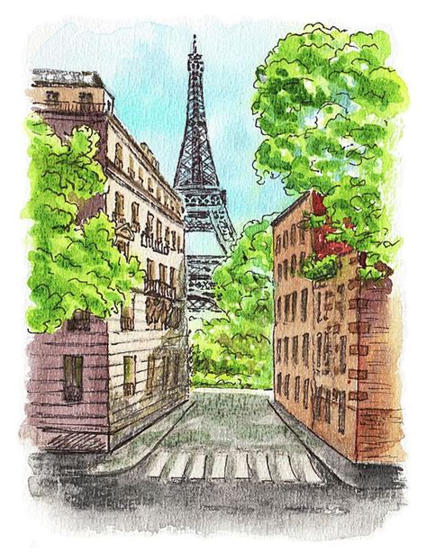 Eiffel Tower Summer Paris Day By Irina Sztukowski Eiffel Tower