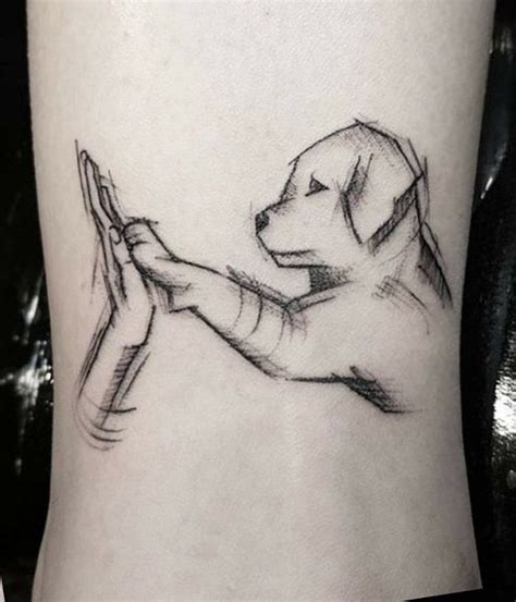 30 Best Dog Outline Tattoo Designs | Tattoos, Arm sleeve tattoos