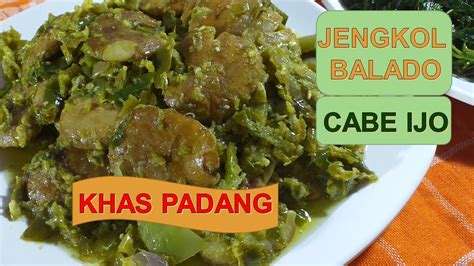 Maybe you would like to learn more about one of these? Resep cara membuat Sambal Balado Ijo Jengkol Khas Padang - YouTube