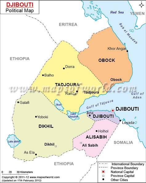Mapa De Djibouti