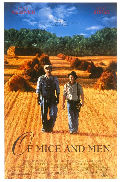 On arrival of the other men, george makes them believe it is lennie who was already in possession of the gun. Of Mice and Men (1992)