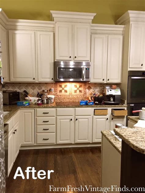 Painting kitchen cabinets can update your kitchen without the cost or challenge of a major remodel. Kitchen Makeover in Linen Milk Paint | General Finishes ...