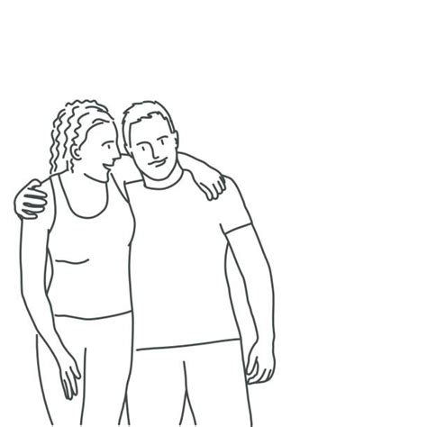 Happy Black Couples Clip Art Illustrations Royalty Free Vector